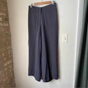 Eileen Fisher Wide Leg Pants in Charcoal Gray